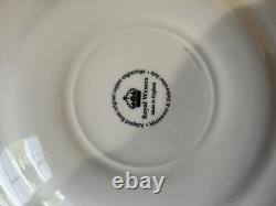 Royal Wessex Churchill Queens England Calico Blue Dinner Plates Set of Eleven
