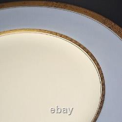 Royal Worcester Blue And Gold DIANA Dinner Plate 10 1/4 Vintage RARE