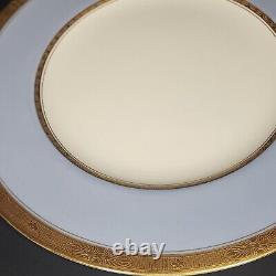 Royal Worcester Blue And Gold DIANA Dinner Plate 10 1/4 Vintage RARE