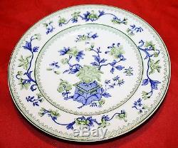 Royal Worcester Bone China 546206 Wiley Blue Green Oriental Floral 26 Pcs