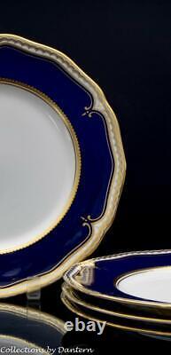 Royal Worcester Diplomat Fine Bone China Dinnerplates, Set of 4