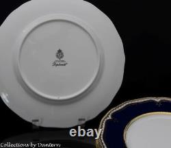 Royal Worcester Diplomat Fine Bone China Dinnerplates, Set of 4