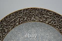 Royal Worcester English Aesthetic Period Blue Gold & Brown 10 1/4 Dinner Plate e