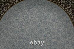 Royal Worcester English Aesthetic Period Blue Gold & Brown 10 1/4 Dinner Plate e