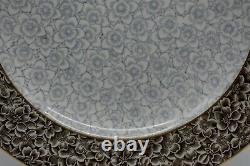 Royal Worcester English Aesthetic Period Blue Gold & Brown 10 1/4 Dinner Plate e