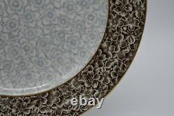 Royal Worcester English Aesthetic Period Blue Gold & Brown 10 1/4 Dinner Plate e