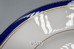 Royal Worcester Howard Cobalt Dinner Plates Set of 11 -10 5/8 FREE USA SHIPPING