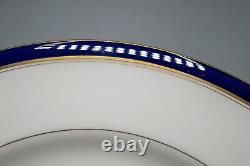 Royal Worcester Howard Cobalt Dinner Plates Set of 11 -10 5/8 FREE USA SHIPPING