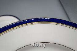 Royal Worcester Howard Cobalt Dinner Plates Set of 11 -10 5/8 FREE USA SHIPPING