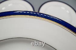 Royal Worcester Howard Cobalt Dinner Plates Set of 11 -10 5/8 FREE USA SHIPPING