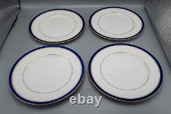 Royal Worcester Howard Cobalt Dinner Plates Set of 11 -10 5/8 FREE USA SHIPPING