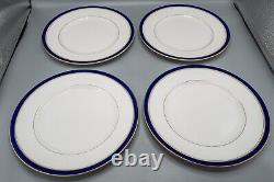 Royal Worcester Howard Cobalt Dinner Plates Set of 11 -10 5/8 FREE USA SHIPPING