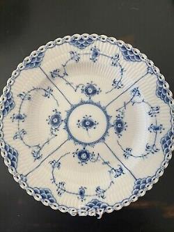 Royal copenhagen blue fluted Full Lace Dinner Plate 1st Quality