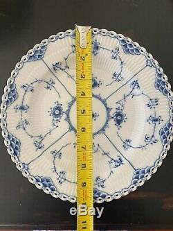 Royal copenhagen blue fluted Full Lace Dinner Plate 1st Quality