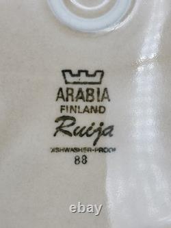 Ruija Troubadour Arabia of Finland Dinner Plate 10 Diameter Set of 3 READ BLUE