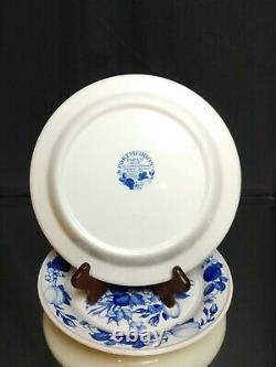 SET OF 4! Vintage Portmeirion Harvest Blue 10.5 (26.5 cm) Dinner Plates