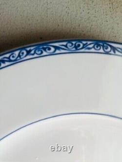 SET OF 6 Ralph Lauren Mandarin Blue Dinner Plates