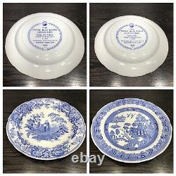 SPODE BLUE ROOM 10 3/8 DINNER PLATE COLLECTION SET OF 6 Made In England