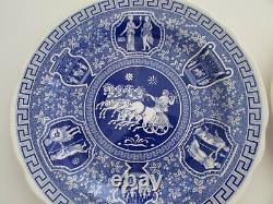 SPODE Blue Room Collection ASSORTED 10.5 Dinner Plates Set 4