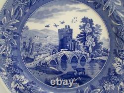 SPODE Blue Room Collection ASSORTED 10.5 Dinner Plates Set 4