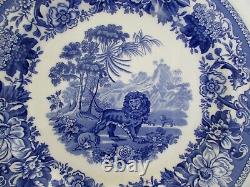 SPODE Blue Room Collection ASSORTED 10.5 Dinner Plates Set 4