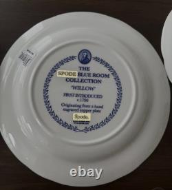 SPODE Blue Room Collection ASSORTED 10.5 Dinner Plates Set 6