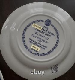 SPODE Blue Room Collection ASSORTED 10.5 Dinner Plates Set 6
