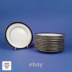 SPODE Consul Y7332 Dinner Service White Gold and Cobalt Blue 44 pcs