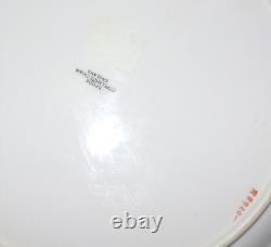 SPODE STAFFORD BLUE LEAF 10 1/2 DINNER PLATES GOLD & BLUE SCALLOPED Set of 8