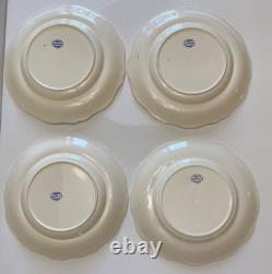SPODE TOWER BLUE Dinner Plate (x4) and Salad Plate (x4) EUC Old Mark GADROON