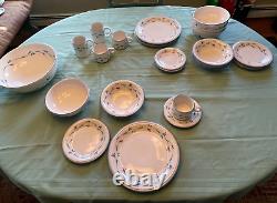 Savoir Vivre Portofino Blue dinnerware 25 piece collection