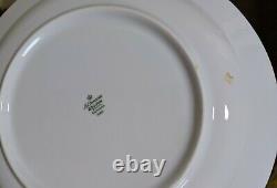 Seltmann Rainbow Blue Lot Of Four Dinner Plates Minor Wear Bavaria Germany