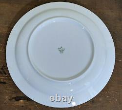 Seltmann Rainbow Blue Lot Of Four Dinner Plates Minor Wear Bavaria Germany