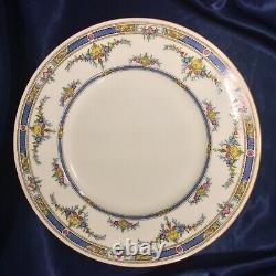 Set 12 Antq Minton England Princess Hand Painted & Jeweled Dinner Plates 10