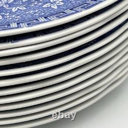 Set 12 SPODE Minty BLUE ROOM COLLECTION Luncheon Plates GREEK FLORAL VICTORIAN + Set 12 SPODE Minty BLUE ROOM COLLECTION Luncheon Plates GREEK FLORAL VICTORIAN +