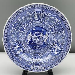 Set 12 SPODE Minty BLUE ROOM COLLECTION Luncheon Plates GREEK FLORAL VICTORIAN + Set 12 SPODE Minty BLUE ROOM COLLECTION Luncheon Plates GREEK FLORAL VICTORIAN +
