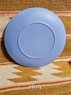 Set 8 Wedgwood Powder Blue Jasperware 9.5 Dinner Plate s Mid 20th Century'61