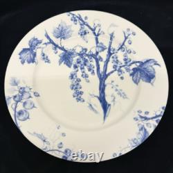Set (8) Williams Sonoma Ormonde Blue Dinner Plates 10.75