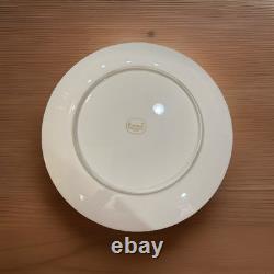 Set Of 10 Franciscan Twilight Masterpiece China Dinner Plate Blue WithPlatinum Rim