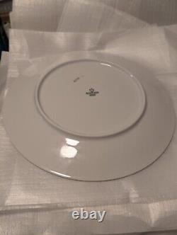 (Set Of 12) 1979 Scherzer Bavaria Bone China Dinner Plates'Spring Blue' 9-5/8