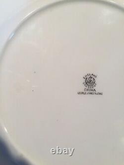 Set Of 12 George Jones Crescent China Cabinet Service Dinner Plates 10 1/2