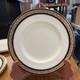 Set Of 4 Antique Minton For Tiffany & Co. Porcelain Plates