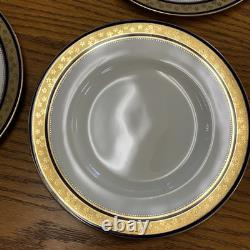 Set Of 4 Antique Minton For Tiffany & Co. Porcelain Plates