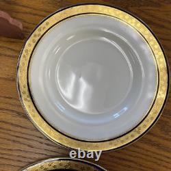 Set Of 4 Antique Minton For Tiffany & Co. Porcelain Plates