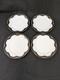 Set Of 4 Havilland Limoges Cobalt Blue & Gold 9.75 Dinner Plates
