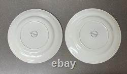 Set Of 4 Myott Meakin Tonquin Blue Dinner Plates Of England