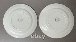 Set Of 4 Myott Meakin Tonquin Blue Dinner Plates Of England