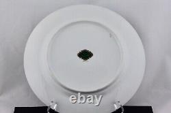 Set Of 5 Bavaria Bird Of Paradise Cobalt Blue With Gold Dinner Plates Mint