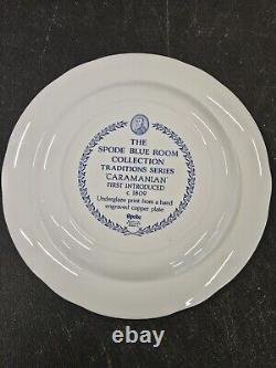 Set Of 6 Vintage Spode Blue Room Collection Traditions Porcelain Plates 10 1/2