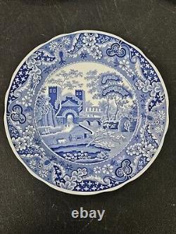 Set Of 6 Vintage Spode Blue Room Collection Traditions Porcelain Plates 10 1/2